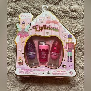 NWT Hot Focus Lip Gloss Set - Girls Liplicious Gloss & Oil Kit, Set Of 3